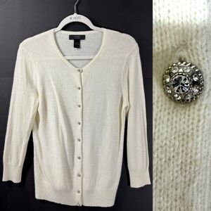 Express Angora Wool Blend Button front Cardigan